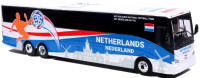 87-030 Van Hool CX45 Netherlands Soccer Team "Oranje". Teambus zur Fußballweltmeisterschaft 2026. 1:87